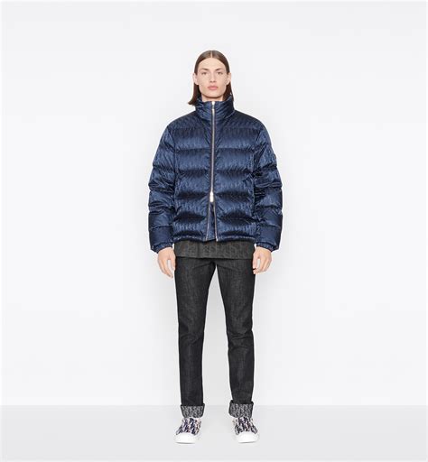 dior monogram jacket|dior puffer jacket navy.